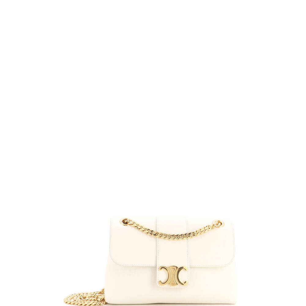 Celine Teen Victoire Flap Shoulder Bag Leather